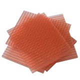 Policarbonat celular cu 2 pereti, rosu, 3000 x 2100 x 4 mm