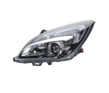 Far Opel Meriva B, 01.2014-, montare fata, stanga, cu lumini de zi tip LED; H1+H7+WY21W; electric; halogen; cu lumina viraje, VISTEON / VARROC