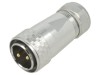 Conector circular WEIPU SA28 mufă tată 2 pini IP67 50A 500V 13-16mm