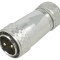 Conector circular WEIPU SA28 mufă tată 2 pini IP67 50A 500V 13-16mm