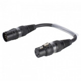 Adaptor audio XLR 5 pini la XLR 3 pini T-M 0.15m, B2FAU0015-SW, Oem