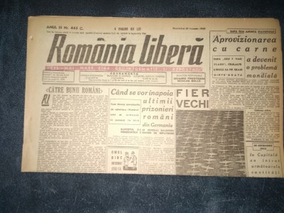 ZIAR ROMANIA LIBERA 20 IANUARIE 1946 foto