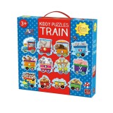 Puzzle mare 12 in 1 tren, Jad