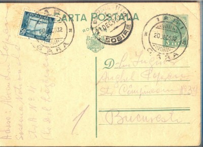 AX 220 CP VECHE-D-LUI ING. ANGHEL POPESCU -BUCURESTI- DE LA IASI-CIRC.1932 foto
