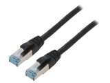 Patch Cord S/FTP 6a Negru 5m, Logilink