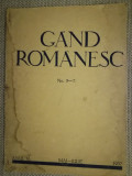 Revista Gand Romanesc, nr. 5-7 / 1937, Blaga, V. Bancila, Ion Chinezu, Olga Caba