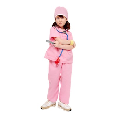 Costum asistenta medicala KidMania&amp;reg; cu accesorii pentru fete 7-8 ani 120-130 cm foto