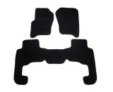 Set covorase auto mocheta velur Land Rover Discovery/Lr4 (Taa), 03.2009-12.2016, negru, A-Series