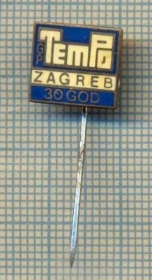 Y 1330 INSIGNA -,,GP -TemPo&amp;quot; -ZAGREB - CROATIA -IUGOSLAVIA -PENTRU COLECTIONARI foto