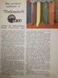 1973, Reclamă Moldoplast IASI, 17 x 24 cm, Uzina de Prelucrare a Maselor Plastic