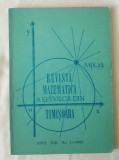 Revista Matematica a elevilor din Timisoara 1982 Nr 1