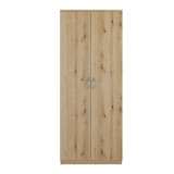 Dulap mare birou Rubin, 2 usi + 5 rafturi, stejar evoke K365, 75 x 40 x 187 cm, 1C