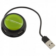 Hub USB Esperanza EA135G Yoyo 4x USB 2.0 Verde foto