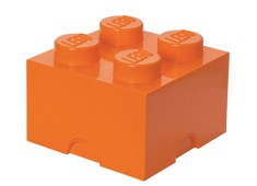 Cutie depozitare LEGO 2x2 portocaliu