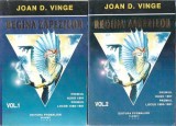 Cumpara ieftin Regina zapezilor 2 volume Joan D. Vinge editura Pygmalion 1996 carte literatura straina editie veche colectie Cyborg format cartonat