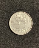 Moneda 25 cenți 1951 Olanda