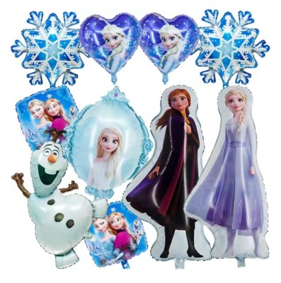 Set decorațiuni petrecere copii Frozen Elsa și Ana foto