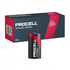 10x PROCELL INTENSE POWER (Duracell Industrial) LR20 D Baterie alcalina