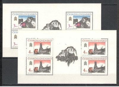 Cehoslovacia.1989 Motive istorice din Bratislava-coli mici XC.597 foto