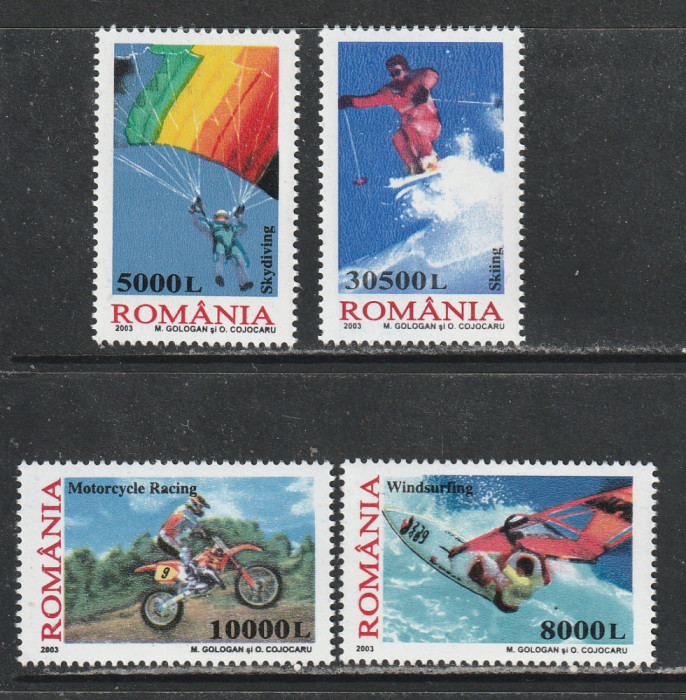 Romania 2003 - #1617 Extreme Sports 4v MNH