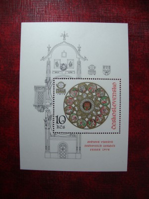 CEHOSLOVACIA 1978 BLOC MNH foto