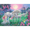 Puzzle unicorni la lumina lunii 100 piese starline lumineaza in intuneric