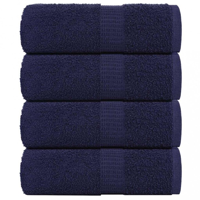 Prosoape pentru oaspeți 4 buc Bleumarin 360 g/m&sup2; 100% bumbac