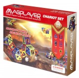 Set de constructie magnetic - 66 piese, MAGPLAYER