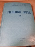 Filologie rusa XIII, colectiv de autori