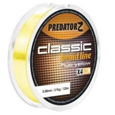 FIR TEXTIL CARP ZOOM CLASSIC BRAID 120m 0.08mm 3.9kg Galben Fluo foto