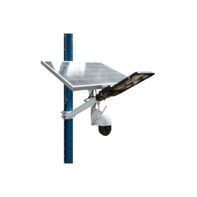Lampa stradala led 300w cu panou solar 60w, camera supraveghere 4g si baterie 16000mah Cod: BK69686 Automotive TrustedCars foto