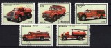 Nicaragua 1983 - Seria Completă &bdquo;Vehicule Utilitare / Mașini de Pompieri Istorice&rdquo; 5 Valori Ștampilat - Cod: -SW13