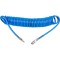 Furtun aer/presiune, spiralat, PU,&nbsp;albastru, 8x5 mm, 10&nbsp;bar, 10&nbsp;m, Richmann