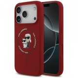 Husa MagSafe pentru Apple iPhone 18 Pro Max / 17 Pro Max, Karl Lagerfeld, Silicone Ring Karl &amp; Choupette, Rosie