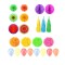 Set 27 piese decoratiuni pentru aniversare Koogel, hartie, latex, multicolor