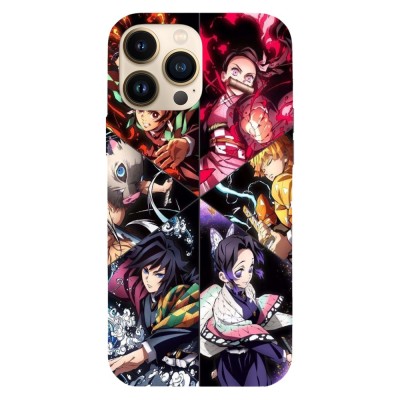 Husa compatibila cu Apple iPhone 13 model Demon Slayer Team, Silicon, TPU, Viceversa foto