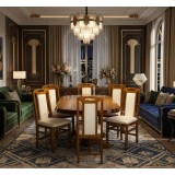 Set masa living SB Nork plus 6 scaune SB Tim nuc