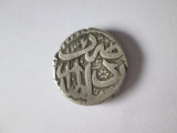 Rara! Afghanistan 1 Rupee 1880-1891(1297-1308) argint Abdur Rahman, Asia