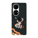 Husa compatibila cu Huawei P50 model Space traveling, Silicon, TPU, Viceversa, Transparent, Carcasa