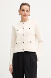 Morgan cardigan din amestec de l&acirc;nă culoarea bej, light, MVIC