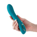 Vibrator Clasic Obsessions - Zeus, Verde, 21 cm