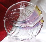 BOL BOMBONIERA STICLA MASIVA WALTHERGLAS GERMANIA 18.5 CM