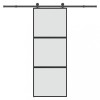 VidaXL Ușă glisantă cu set de feronerie sticlă temperată și aluminiu