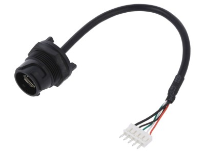 Conector USB B Micro soclu IP68 foto