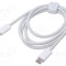 Cablu USB 2.0 USB C 1m alb BASEUS High Speed