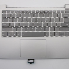 Carcasa superioara cu tastatura palmrest Laptop, Lenovo, IdeaPad S340-14, S340-14IWL, S340-14API, S340-14IIL, ET2GK000300, 5CB0S18555, cu iluminare, a