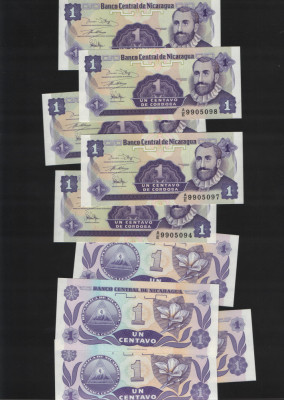 Nicaragua 1 centavo 1991 unc pret pe bucata foto