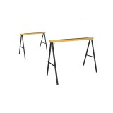 Cumpara ieftin Set capre din otel Wert 9005, 1000x100x780 mm