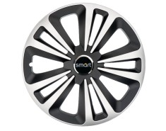 Set 4 Capace Roti Terra Gri-Negru R15 pentru gama auto Smart