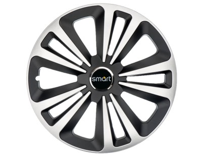 Set 4 Capace Roti Terra Gri-Negru R15 pentru gama auto Smart foto